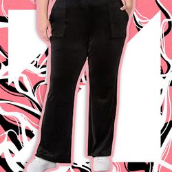 Juicy Couture velour track pants 