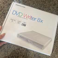 External DVD/CD Drive – Memorex – USB Powered – Works with Mac & PC