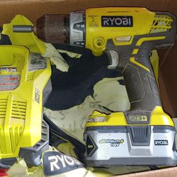 Ryobi Drill And Charger 