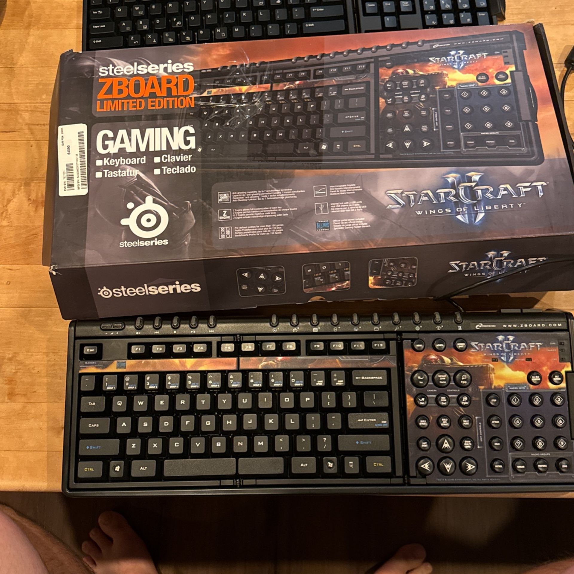Keyboard Steel Series ZBoard StarCraft 2 Edition