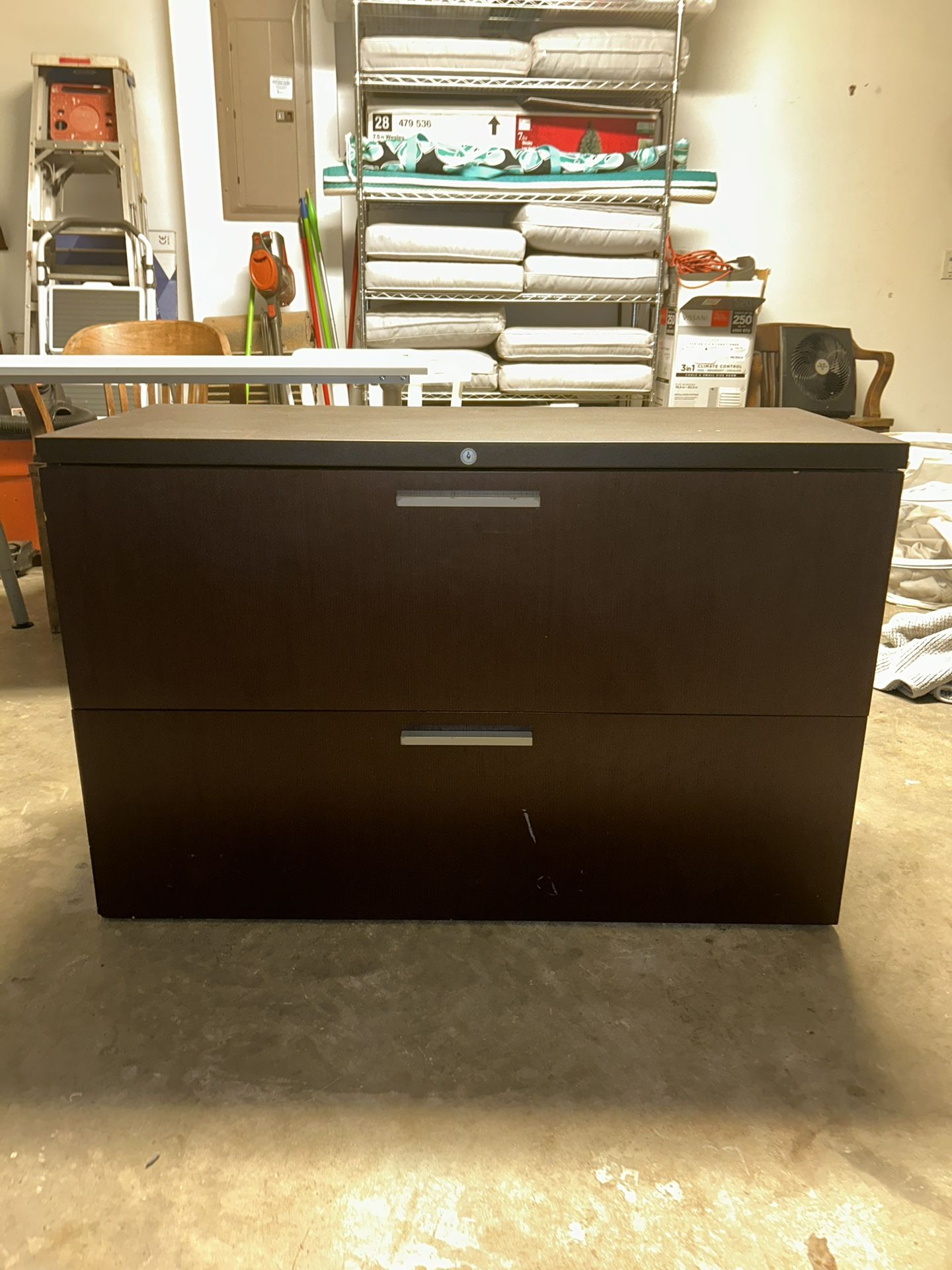 Fireproof & Waterproof 2-Drawer Lateral Filing Cabinet – Heavy-Duty Steel Construction
