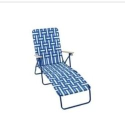 Rio  Brands Web Chaise Lounge Steel Patio Chair New