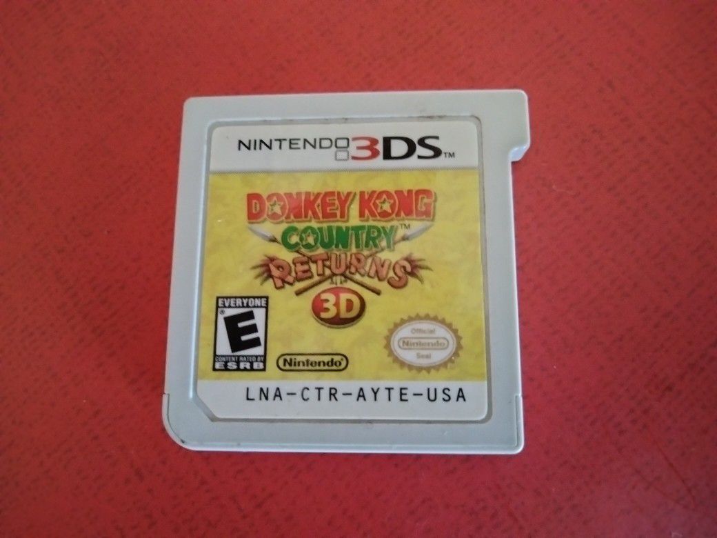 Nintendo Donkey Kong Country Returns For 3DS