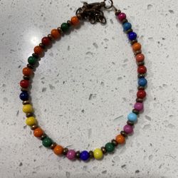 Multicolor ankle bracelet