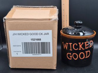 2016 Yankee Candle Boney Bunch WICKED GOOD Cookie Jar/Jar Candle Holder