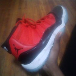 Red Jordan 11's