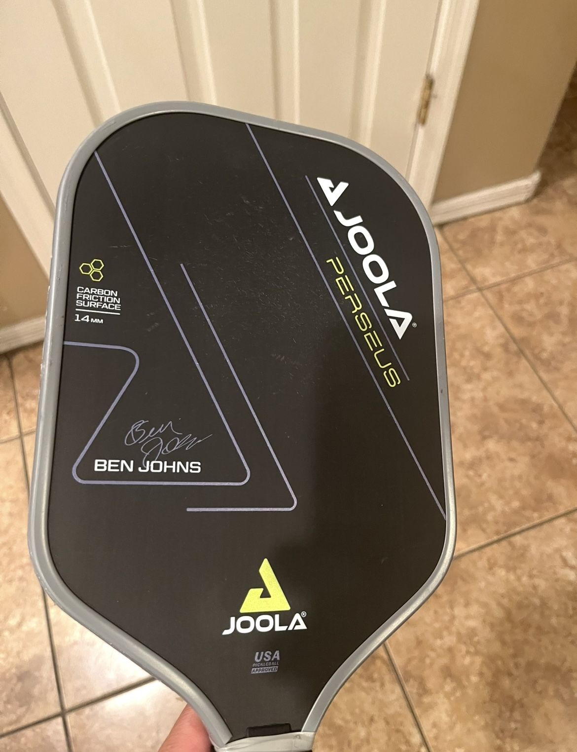 Joola Ben Johns Perseus Joola Pickleball Paddle - 14mm Carbon fiber
