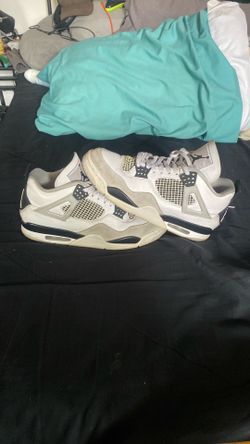 jordan 4 retro “military black” sz10