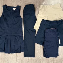 Girls’ school uniforms (size 5/6)