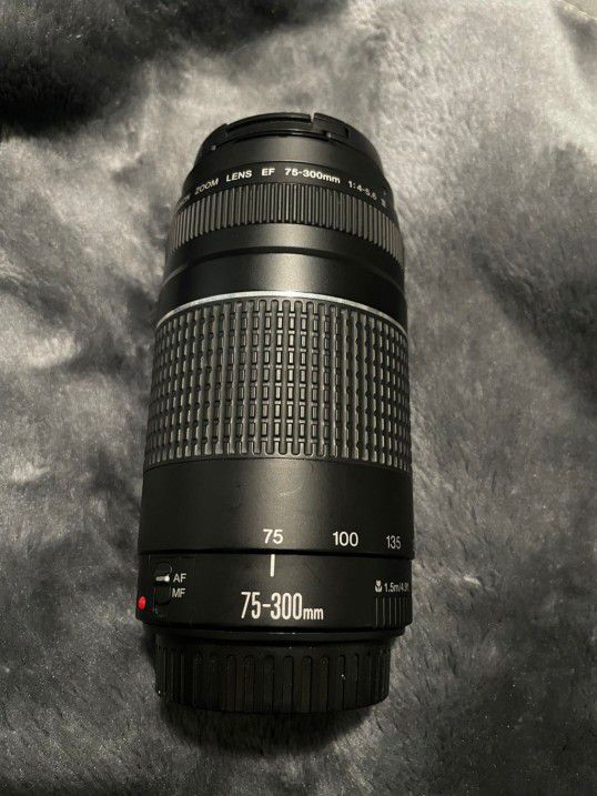 Canon 75-300mm zoom lens