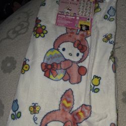 Hello Kitty easter blanket
