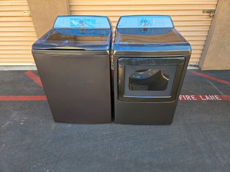 GE Top Load Washer And Gas Dryer