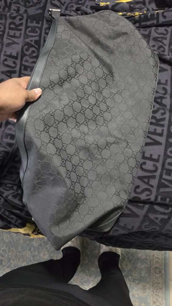 Black Gucci Travel Bag