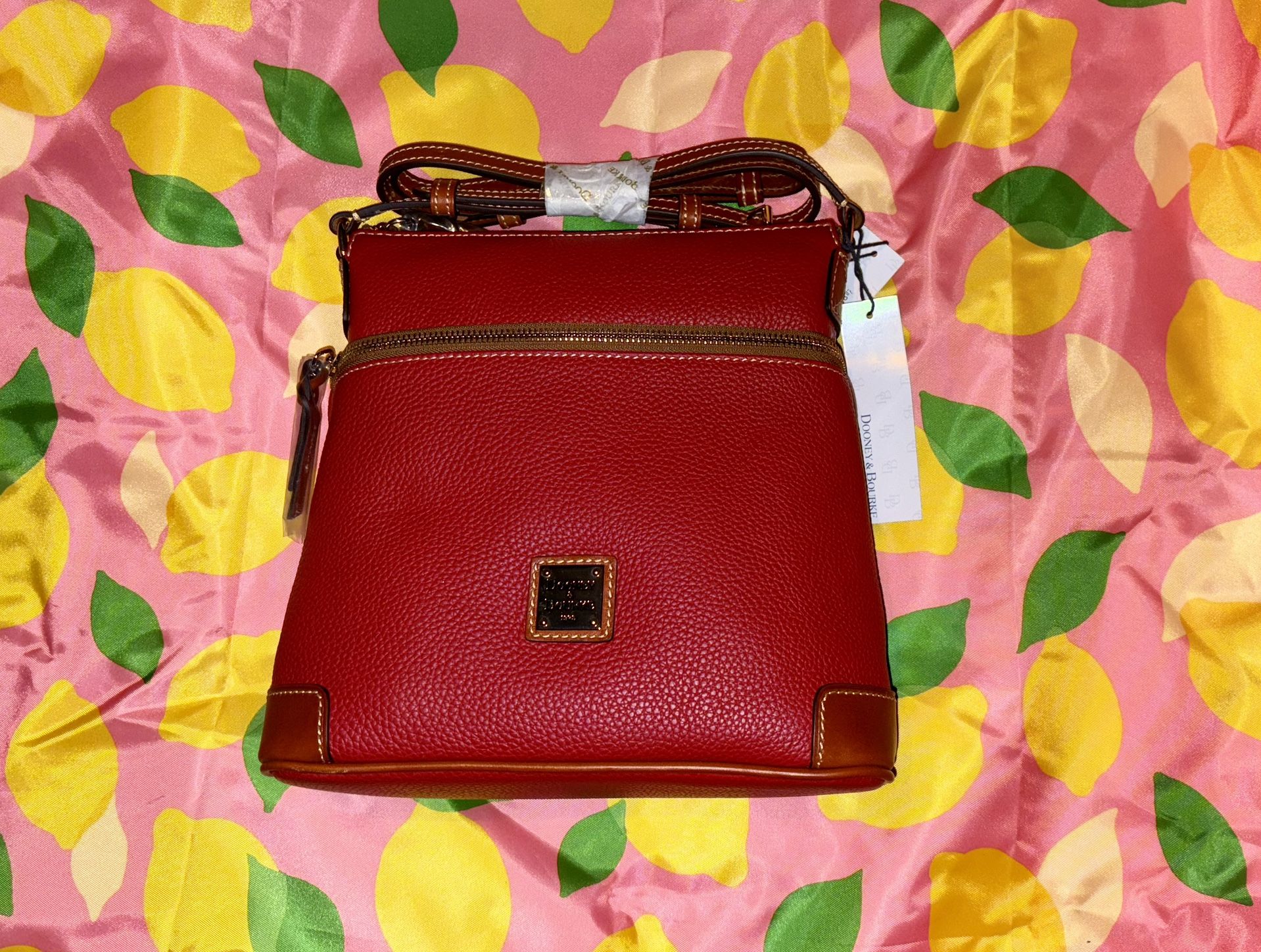 Dooney & Bourke Pebble Grain Crossbody Bag - Red
