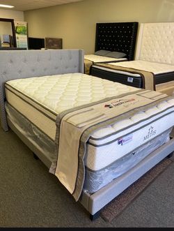 Elegance bed frames available in king queen twin sizes delivery available!
