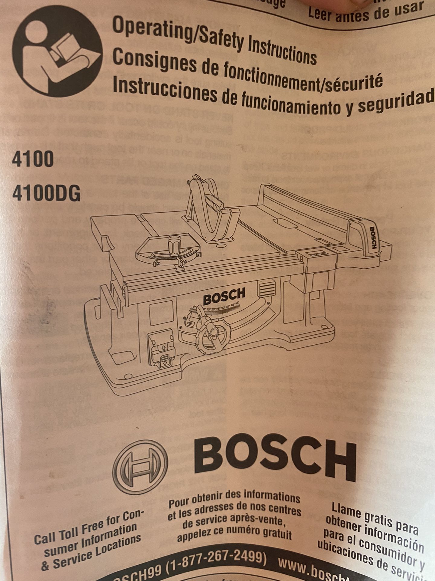 Bosch Table Saw (PENDING SALE)