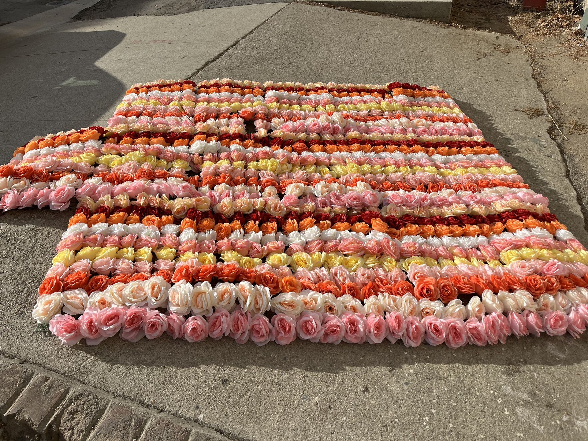 Rose Garden Party Backdrop