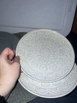2 Pier 1 Decorative Plates 