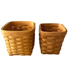 Set Of 2 Longaberger Baskets 