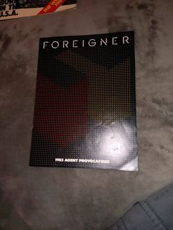 Foreigner Rock Tour Book