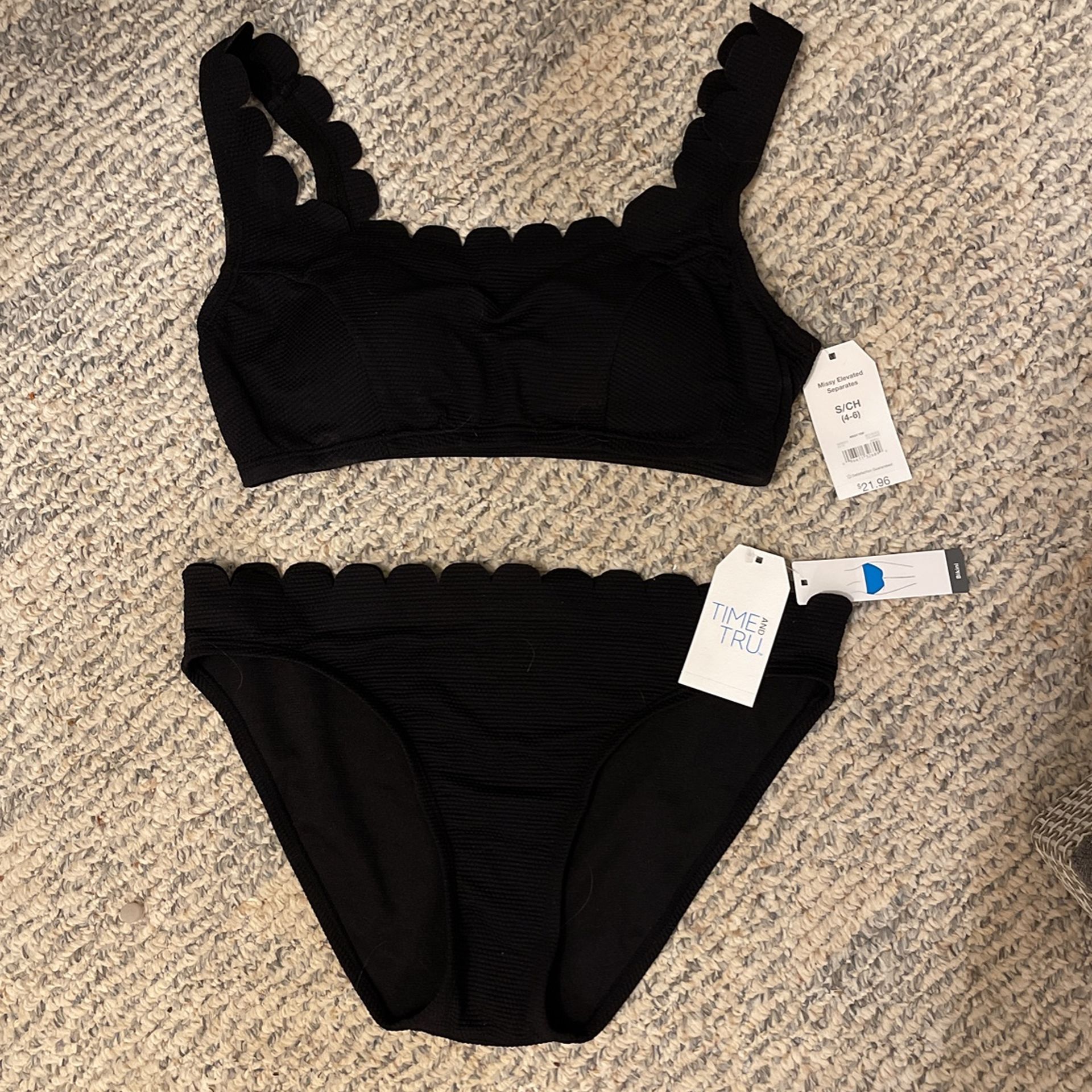 Black Bikini Bathing suit Size Sm.