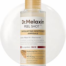 4 Dr.Melaxin PEEL SHOT-GLOW EXFOLIANT RICE AMPOULE[2]WHITE RICE/BLACK RICE2026🔥