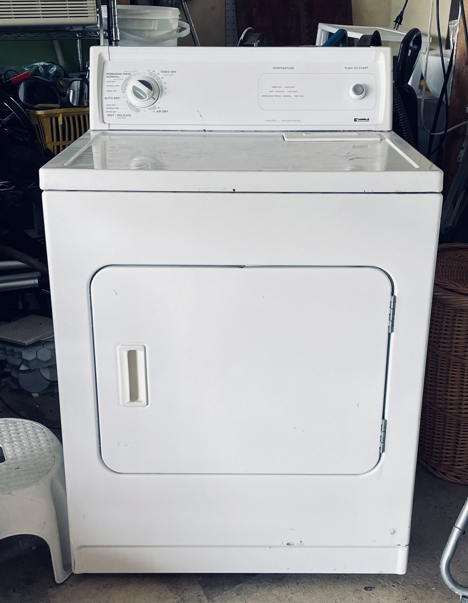 Kenmore side-by-side dryer