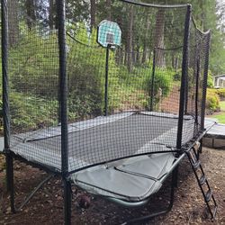 Rectangular 10×17  Alleyoop Powerhouse Trampoline