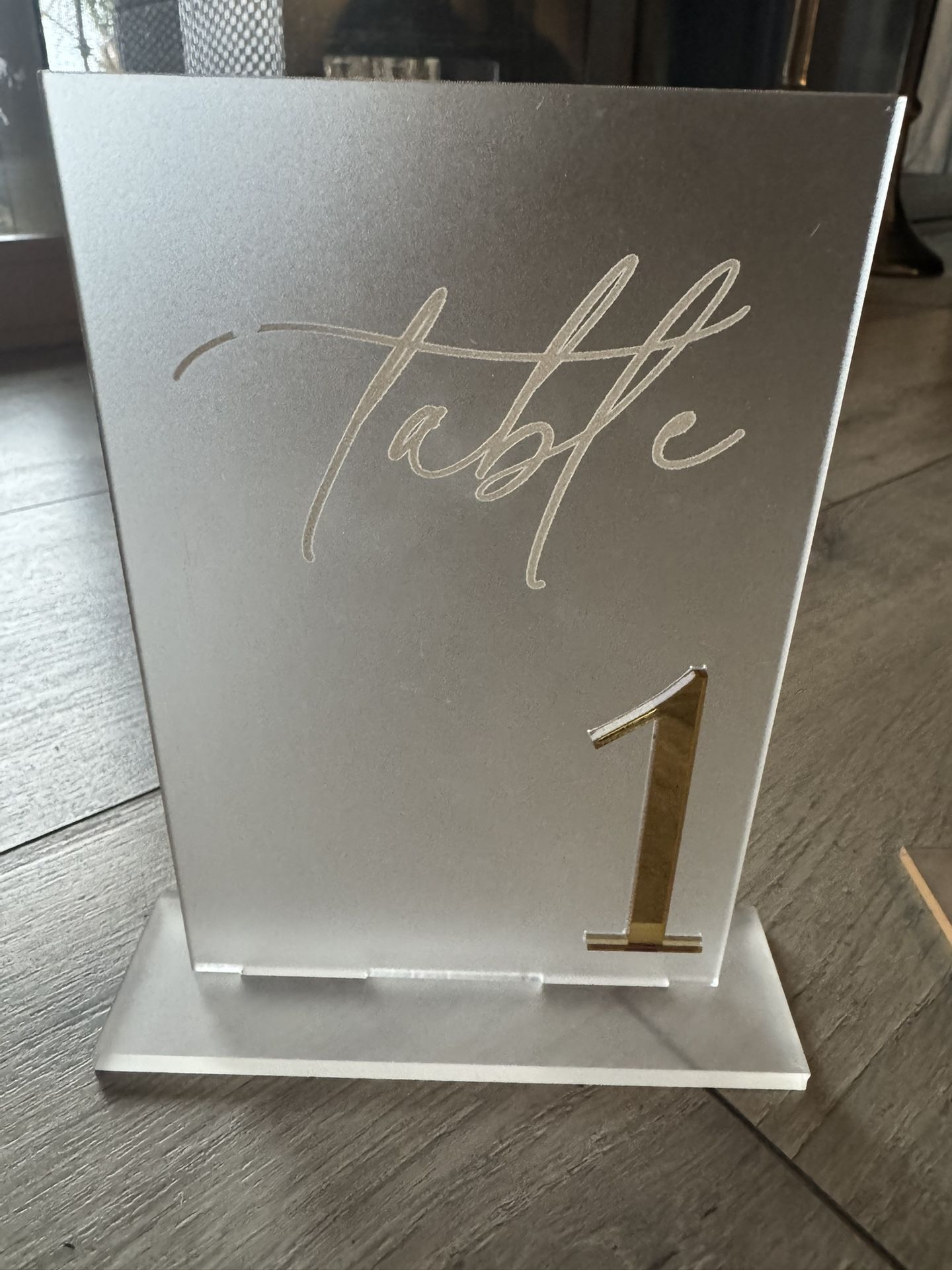Wedding / Table numbers 