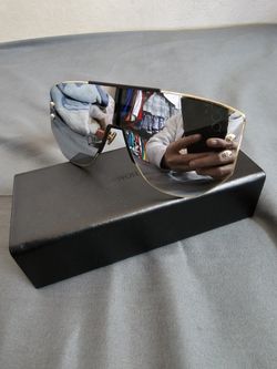 Christian Dior Addict Silver Lens Unisex Oversized Sunglasses 