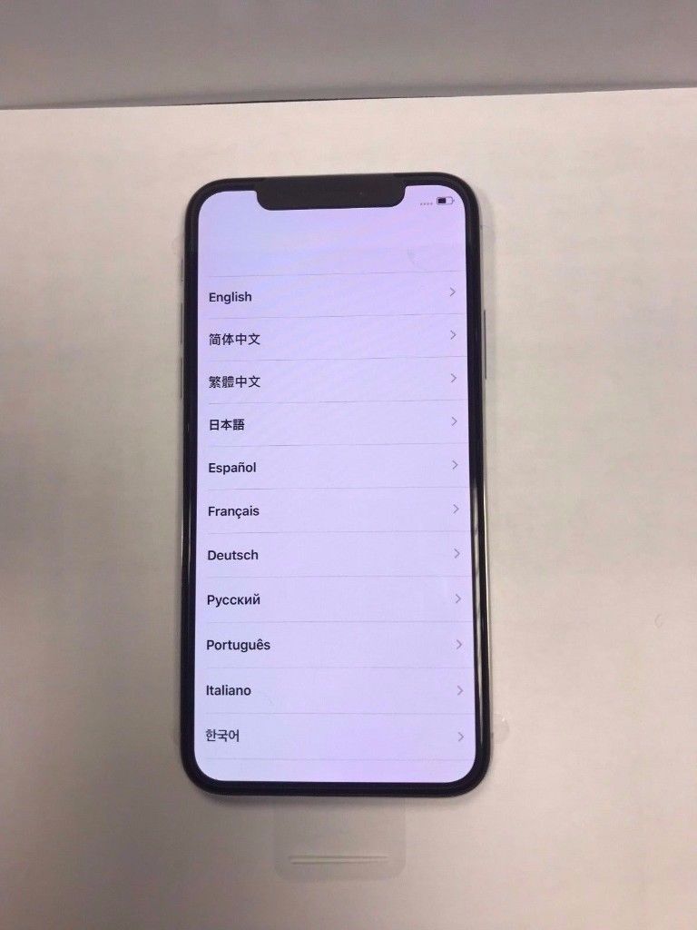 IPhone X 64GB Silver Sprint Boost Mobile