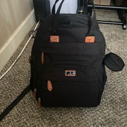 BabbleRoo Diaper Bag With Changing Mat