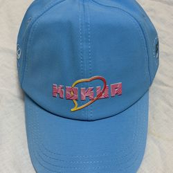 2025 JAL Honolulu Marathon “Kokua” Hat Adjustable SnapBack Light Blue - NWOT