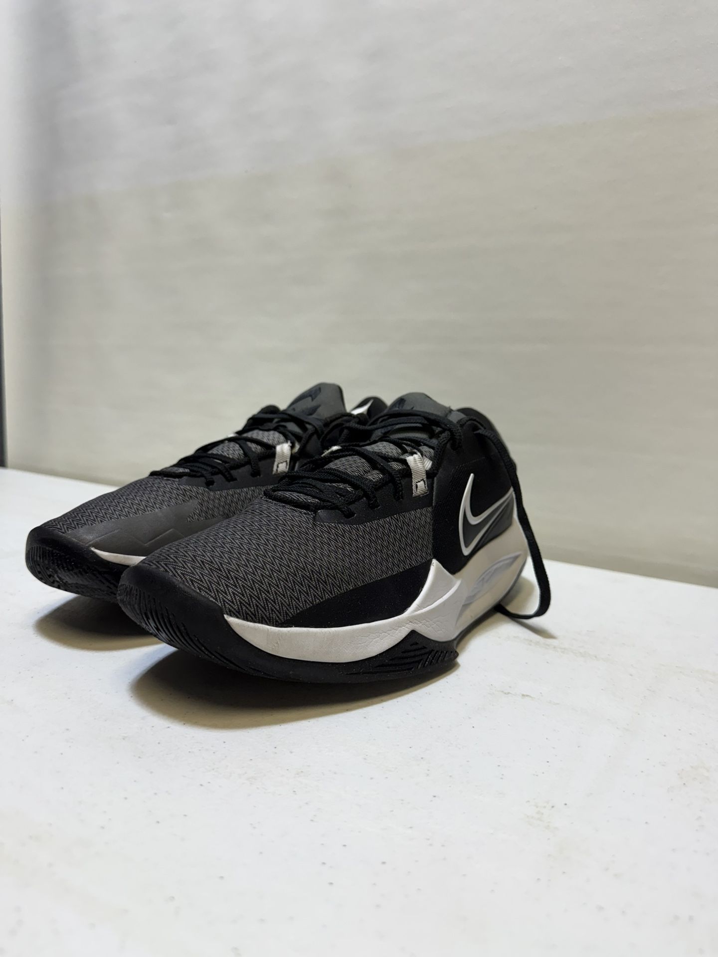 Mens Nike Precision VI Shoe Size: 13 Black - Iron Grey - White - White Basketball