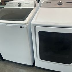 Samsung Washer And Electric Dryer Set Top Loader