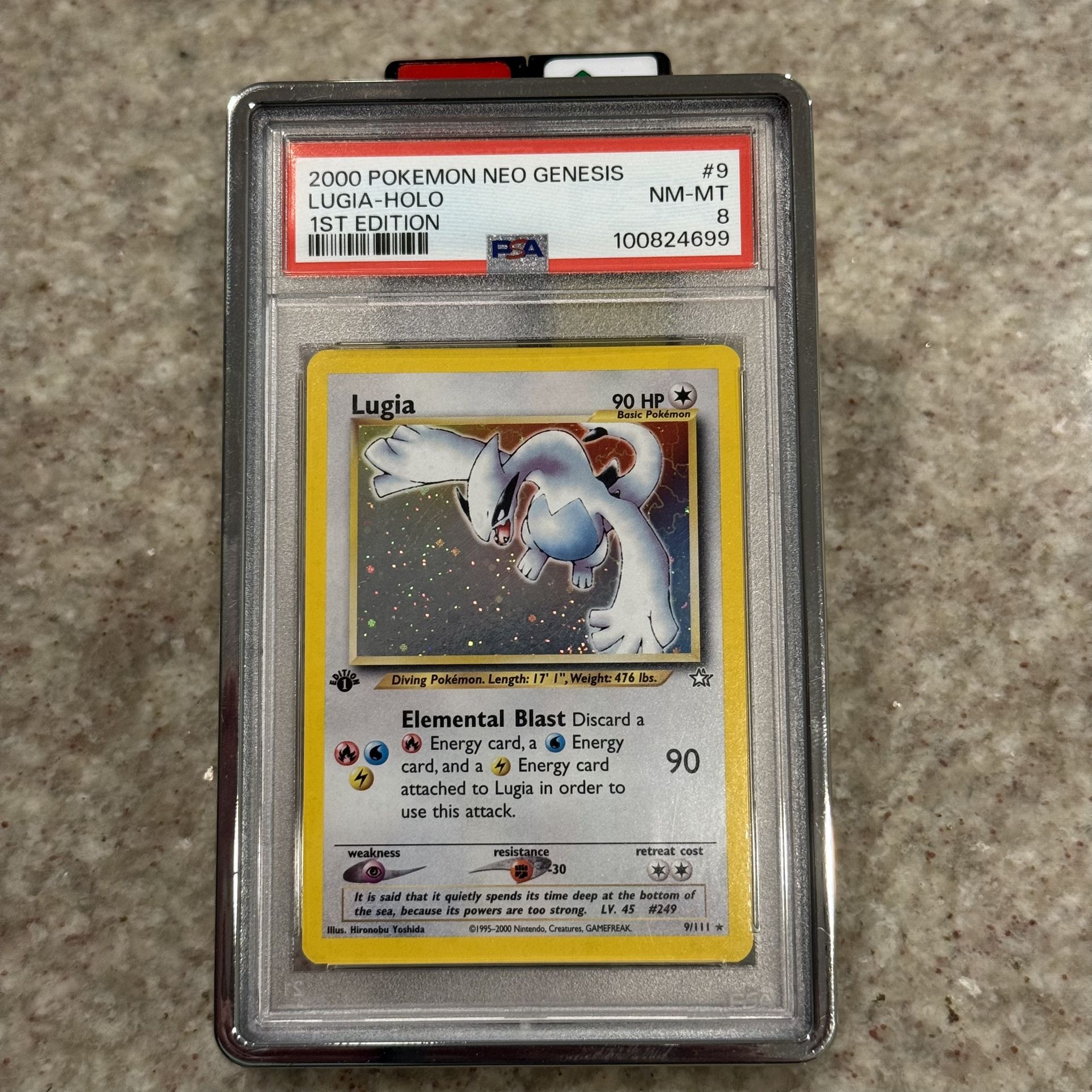 Neo Genesis Lugia PSA 8