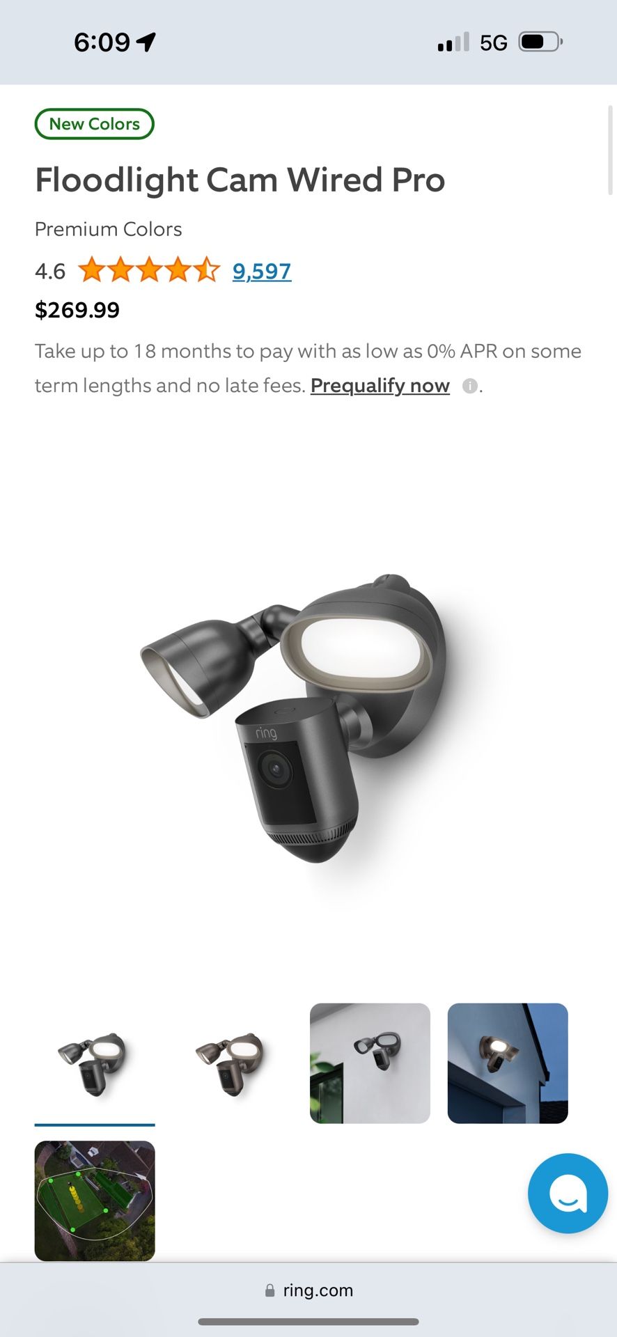 Ring Floodlight Cam Wired Pro