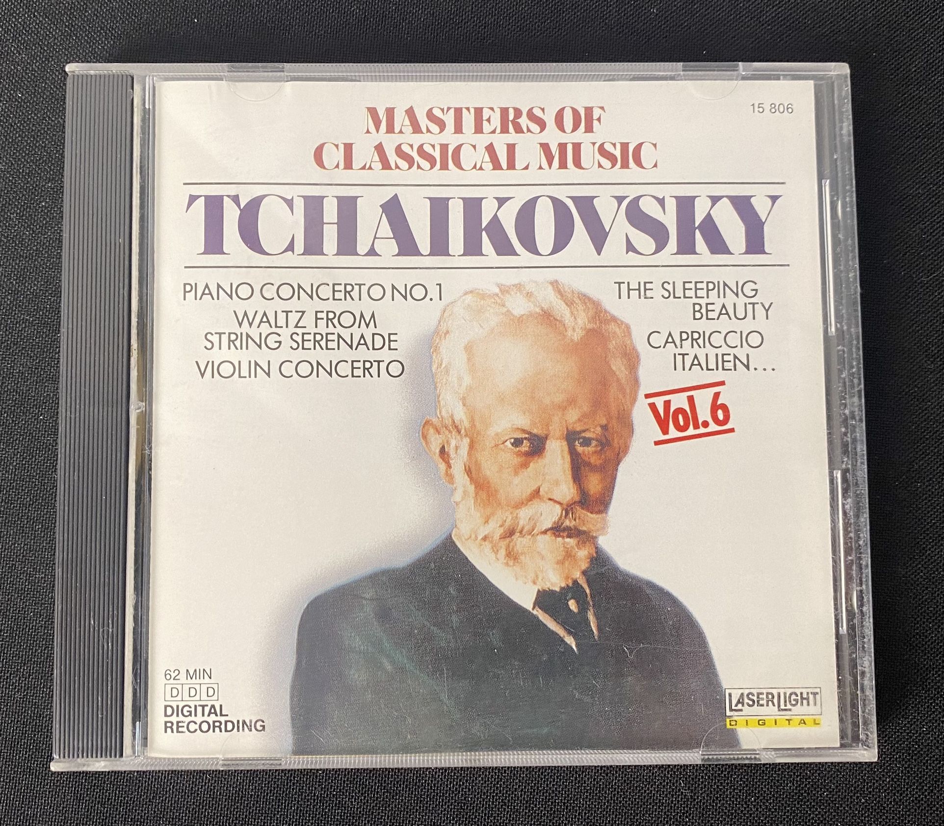 Masters Of Classical Music Vol. 6 Peter Tchaikovsky CD Laser Light Digital 2008 (Rare Item!)