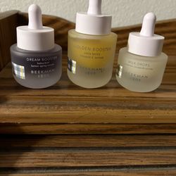 BEEKMAN 1802 ASSORTED SERUMS  LOT OF 3 