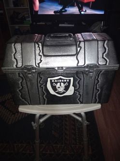 Custom Painted Raiders Tool box