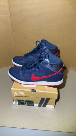 Nike SB Dunk High (2013) Squadron Blue University Red Size 12