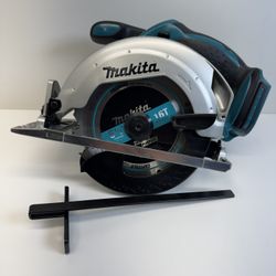 New!! Makita 18V LXT Lithium-Ion Cordless 6-1/2 in. Lightweight Circular Saw and General Purpose Blade (Tool-Only) 