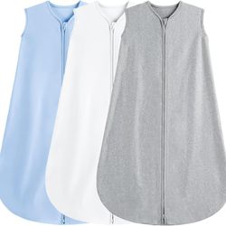 3 Pack Baby Sleep Sack 3-6 Months 100% Rayon Cotton Baby Sleeping Bag , S