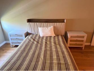 Bed Frame and Night Stands