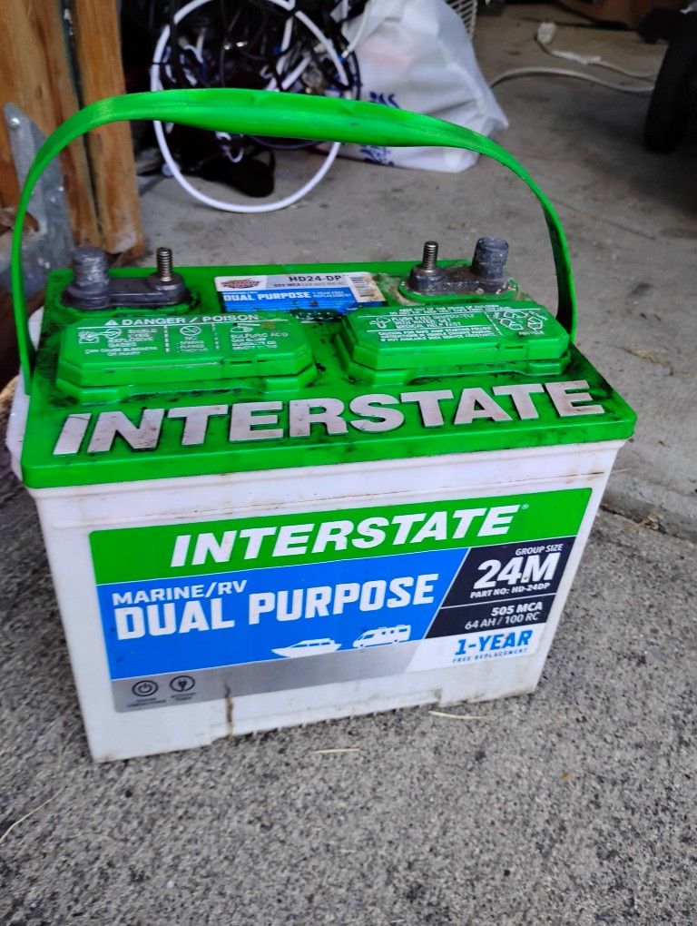 Interstate Dual Purpose battery