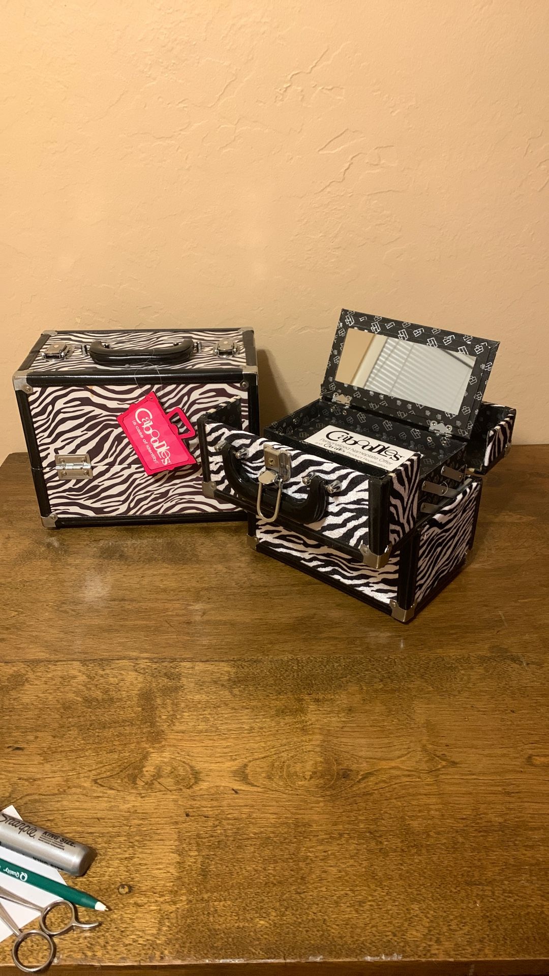 Brand New Caboodle Cases. Large and Small