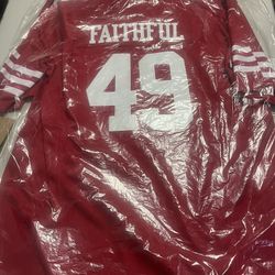 49ersFaithful #49 Jersey New with tags Large