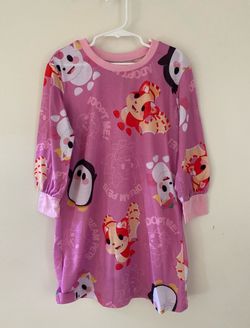 Girls Pink Adopt Me Dress Pajamas - Pijamas Size 6 - Used / Great Condition