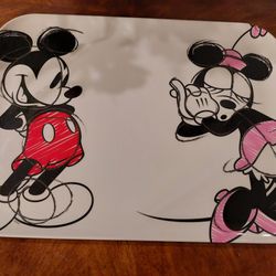 ZAK! Designs Minnie And Mickey Mouse 10" Tray Plate