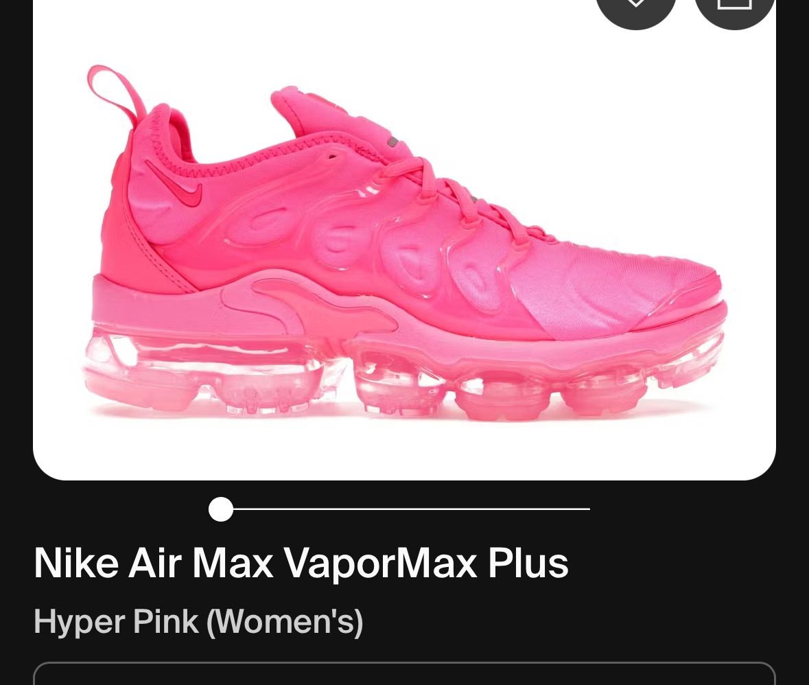 Nike Air Max VaporMax Plus Hyper Pink (Women's) Size 8.5